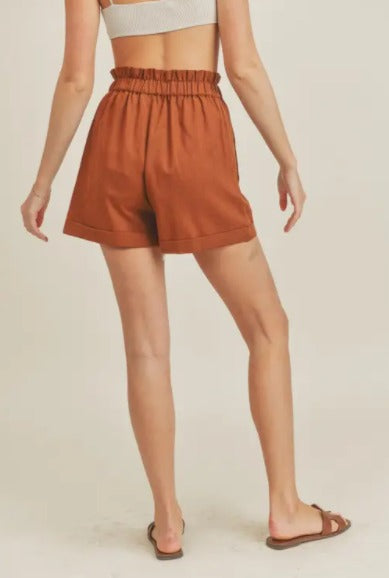 Bell Rock Linen Short - CACTI & CAMO