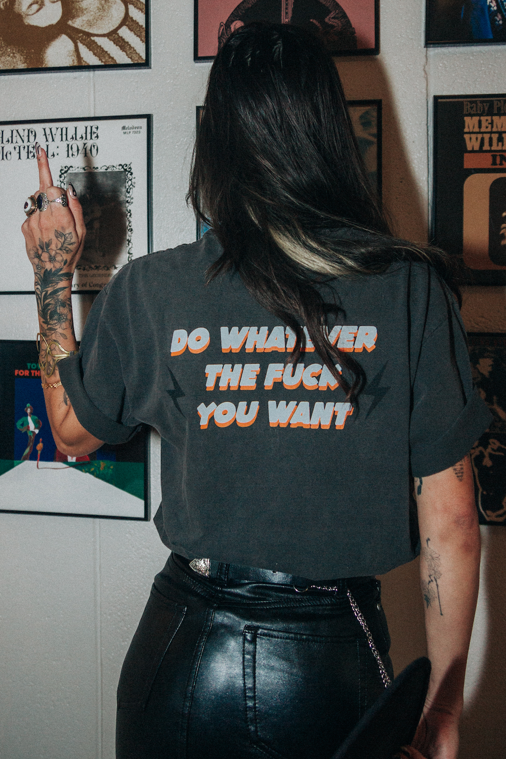 Do Whatever You Want Vintage Tee - CACTI & CAMO