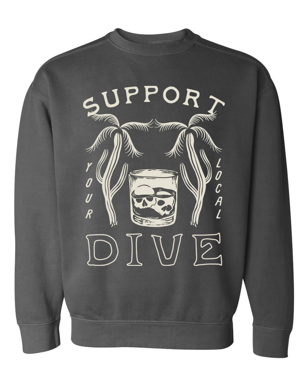 Support Your Local Dive Unisex Sweatshirt - CACTI & CAMO