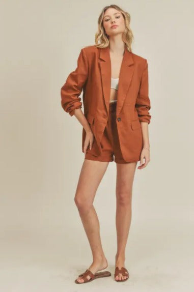 Bell Rock Linen Blazor - CACTI & CAMO