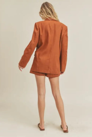 Bell Rock Linen Blazor - CACTI & CAMO