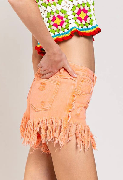 Drama Denim Shorts - CACTI & CAMO
