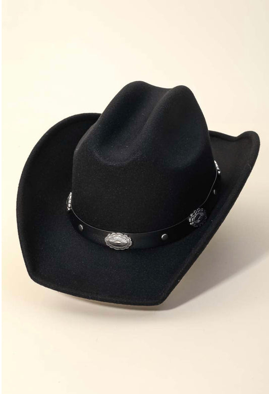 Oval Coin Belt Cowboy Hat - CACTI & CAMO