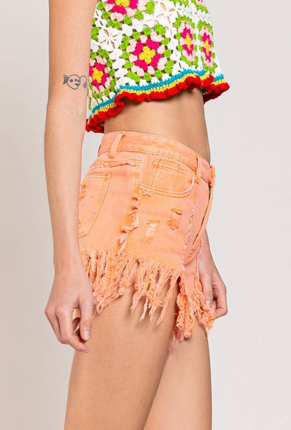 Drama Denim Shorts - CACTI & CAMO