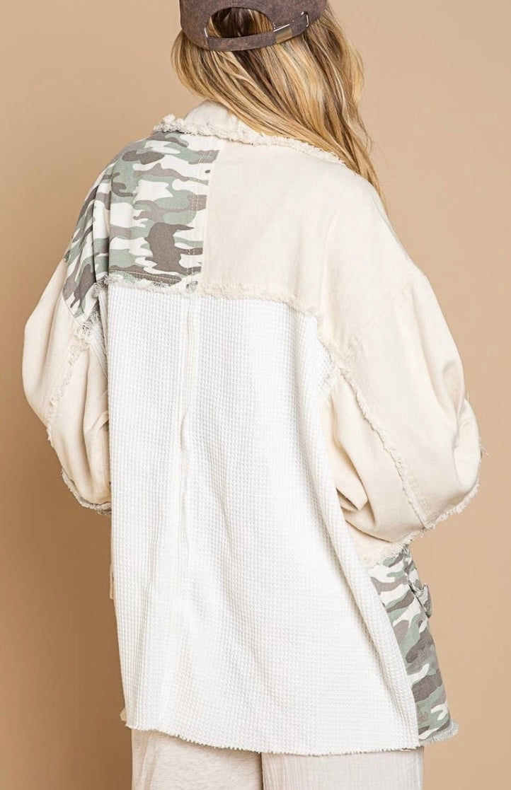 Cheyenne Camo Shacket - CACTI & CAMO
